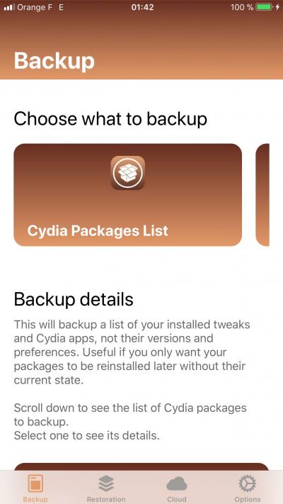 BackupAZ 3 (iOS 10 - 13)